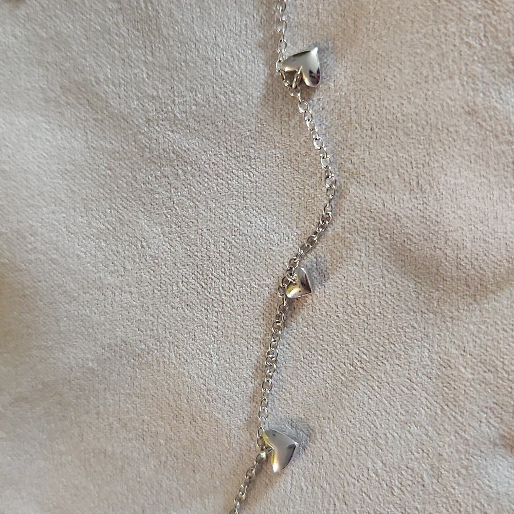 Kendra Scott NWT Phoebe Necklace,dainty🩶 andGift Bag,box,elastic bow,soft pouch - Picture 7 of 7
